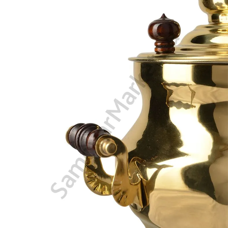 Самовар электрический 3 л с автоотключением золотой формы «Тюльпан», покрытие лаком категория «Люкс» Самовар электрический 3 л с автоотключением золотой формы «Тюльпан», покрытие лаком категория «Люкс»