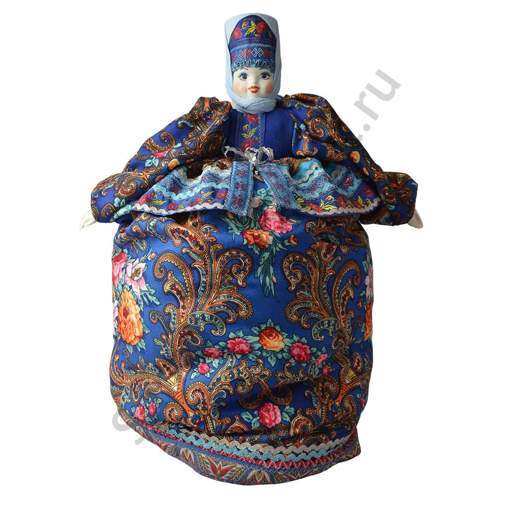 Грелка на заварочный чайник, кукла «Елизавета», ручная работа, фарфоровые лицо и руки 