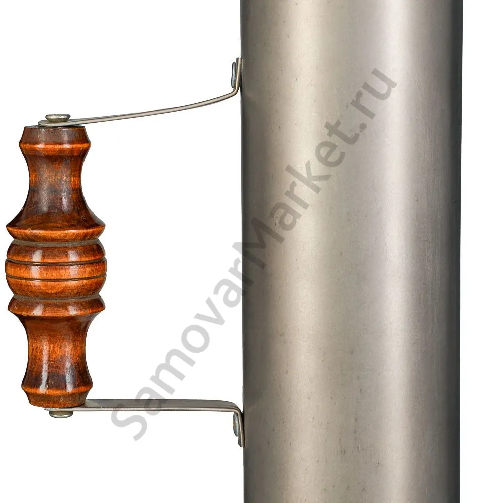 Труба 65 мм для самовара серебристая с травлением по никелю «Люкс»  Труба 65 мм для самовара серебристая с травлением по никелю «Люкс»