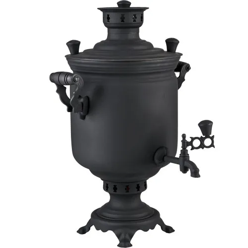 Самовар на дровах 7 литров формы «Банка», категория «Эксклюзив», «Графит» Самовар на дровах 7 литров формы «Банка», категория «Эксклюзив», «Графит»