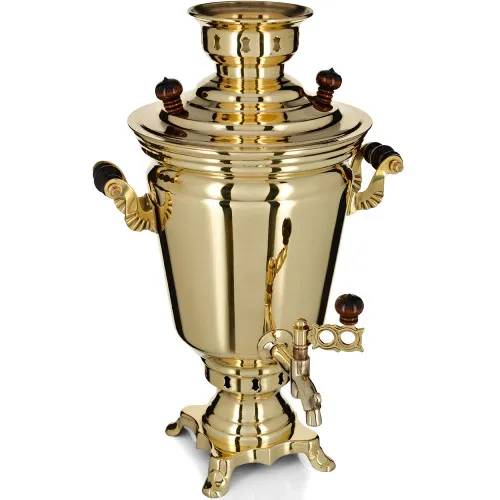 Самовар электрический 4 литра формы «Рюмка», золотой, категория «Стандарт» Самовар электрический 4 литра формы «Рюмка», золотой, категория «Стандарт»