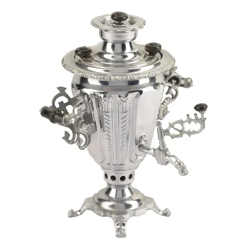 Самовар сувенирный формы «Рюмка», литой, серебристый Самовар сувенирный формы «Рюмка», литой, серебристый