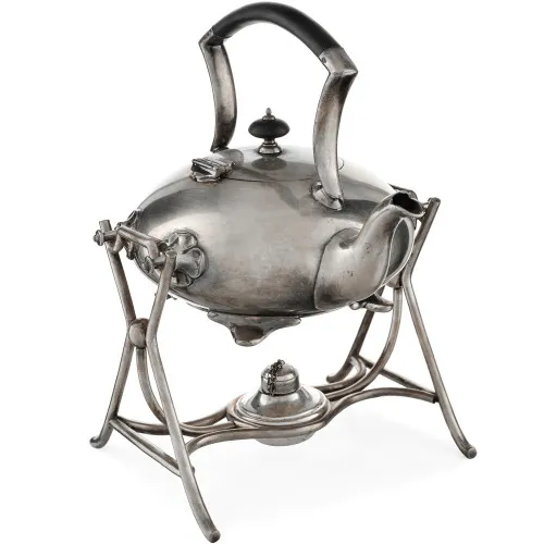 Бульотка антикварная 1 литр «Париж», серебрение Бульотка антикварная 1 литр «Париж», серебрение