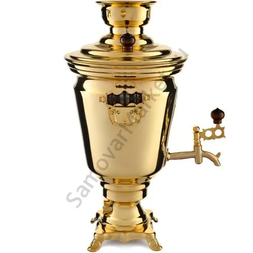 Самовар электрический 4 литра формы «Рюмка» с клеймом Суксун, золотой, категория «Стандарт» Самовар электрический 4 литра формы «Рюмка» с клеймом Суксун, золотой, категория «Стандарт»