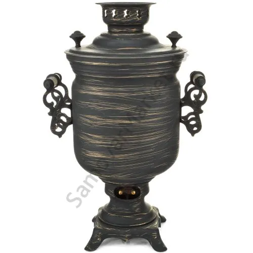 Самовар электрический 3 литра формы «Банка» золотые нити в патине, категория «Эксклюзив» Самовар электрический 3 литра формы «Банка» золотые нити в патине, категория «Эксклюзив»