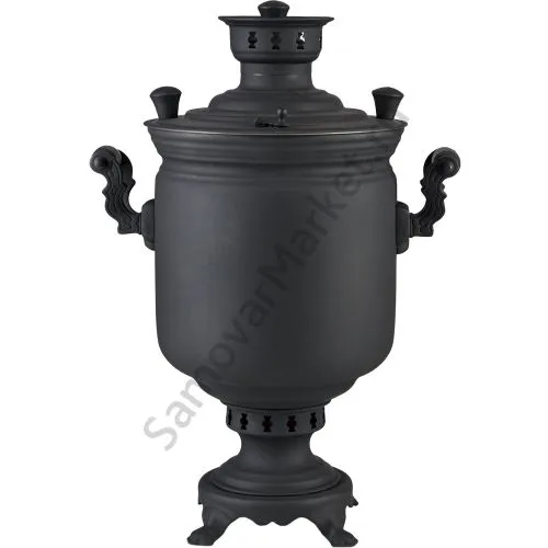 Самовар на дровах 7 литров формы «Банка», категория «Эксклюзив», «Графит» Самовар на дровах 7 литров формы «Банка», категория «Эксклюзив», «Графит»