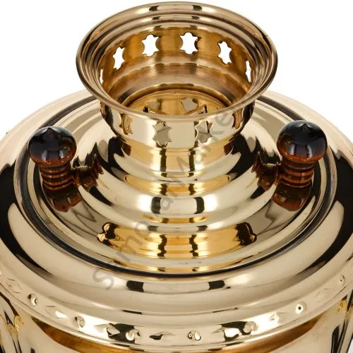 Самовар электрический 3 литра формы «Рюмка», золотой, категория «Стандарт» Самовар электрический 3 литра формы «Рюмка», золотой, категория «Стандарт»