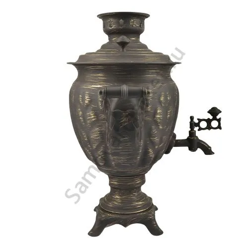 Самовар электрический 3 литра формы «Жёлудь» золотые нити в патине, категория «Эксклюзив» Самовар электрический 3 литра формы «Жёлудь» золотые нити в патине, категория «Эксклюзив»