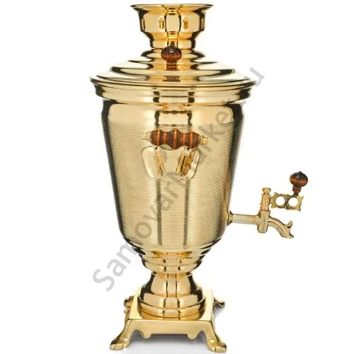 Самовар электрический 4 литра формы «Рюмка с вибронакаткой», золотой, категория «Стандарт» Самовар электрический 4 литра формы «Рюмка с вибронакаткой», золотой, категория «Стандарт»