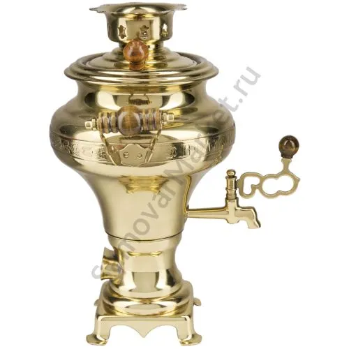 Самовар электрический 1,5 литра формы «Груша», золотой, категория «Стандарт» Самовар электрический 1,5 литра формы «Груша», золотой, категория «Стандарт»