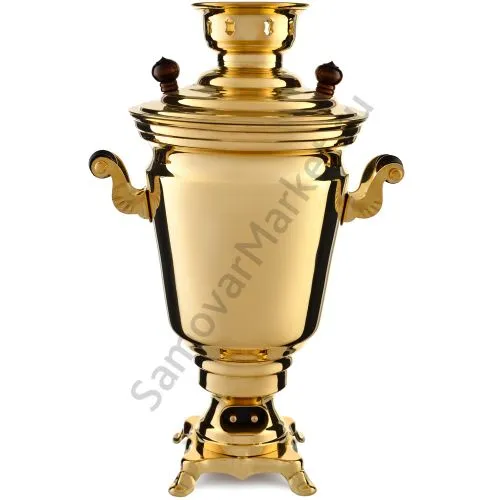Самовар электрический 4 литра формы «Рюмка» с клеймом Суксун, золотой, категория «Стандарт» Самовар электрический 4 литра формы «Рюмка» с клеймом Суксун, золотой, категория «Стандарт»