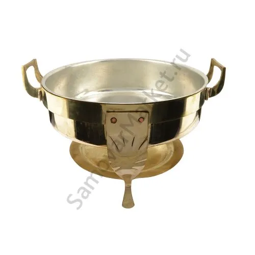 Блюдо антикварное для поддержания температуры «Мармит», золотое, уценка Блюдо антикварное для поддержания температуры «Мармит», золотое, уценка