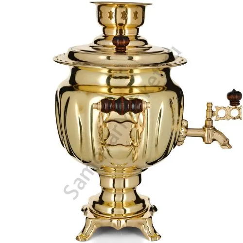 Самовар электрический 3 литра формы «Овал», золотой, категория «Стандарт» Самовар электрический 3 литра формы «Овал», золотой, категория «Стандарт»