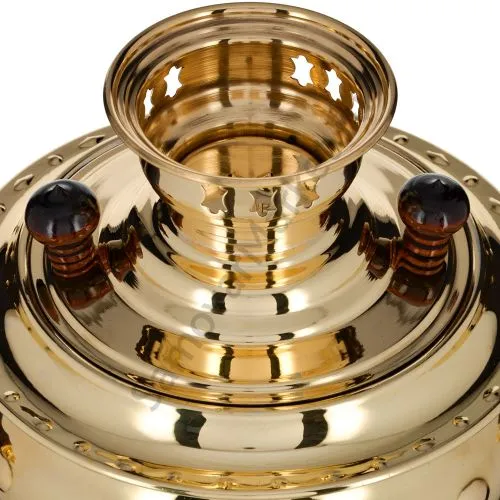 Самовар электрический 3 литра формы «Груша», золотой, категория «Стандарт» Самовар электрический 3 литра формы «Груша», золотой, категория «Стандарт»