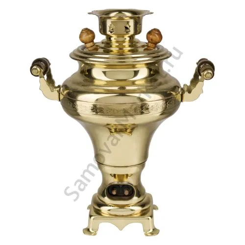 Самовар электрический 1,5 литра формы «Груша», золотой, категория «Стандарт» Самовар электрический 1,5 литра формы «Груша», золотой, категория «Стандарт»