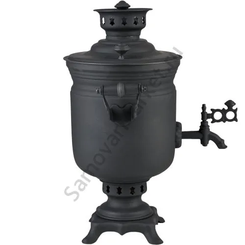 Самовар на дровах 2,8 литра формы «Банка», категория «Эксклюзив», «Графит» Самовар на дровах 2,8 литра формы «Банка», категория «Эксклюзив», «Графит»