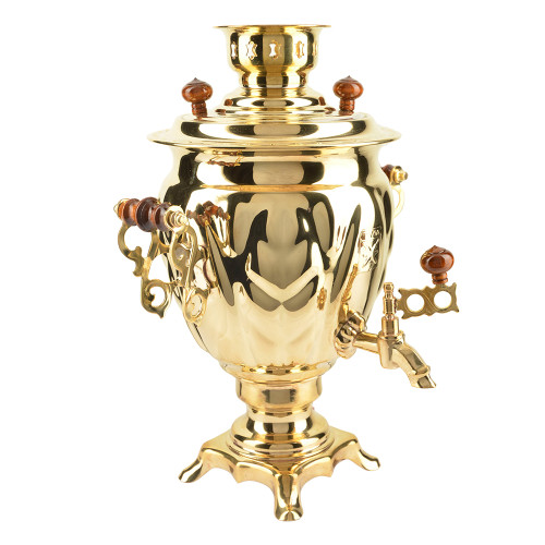 Самовар электрический 3 литра формы «Жёлудь», золотой, категория «Стандарт» Самовар электрический 3 литра формы «Жёлудь», золотой, категория «Стандарт»