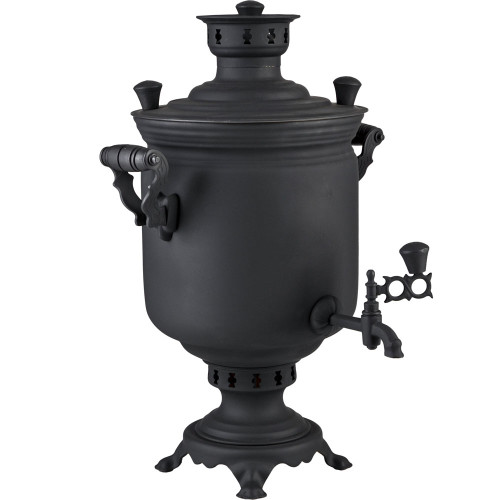 Самовар на дровах 7 литров формы «Банка», категория «Эксклюзив», «Графит» Самовар на дровах 7 литров формы «Банка», категория «Эксклюзив», «Графит»