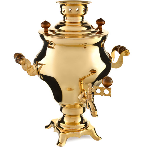 Самовар электрический 3 литра формы «Тюльпан», золотой, категория «Стандарт» Самовар электрический 3 литра формы «Тюльпан», золотой, категория «Стандарт»