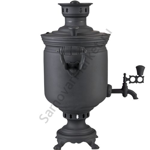 Самовар на дровах 5 литров формы «Банка», категория «Эксклюзив», «Графит» Самовар на дровах 5 литров формы «Банка», категория «Эксклюзив», «Графит»