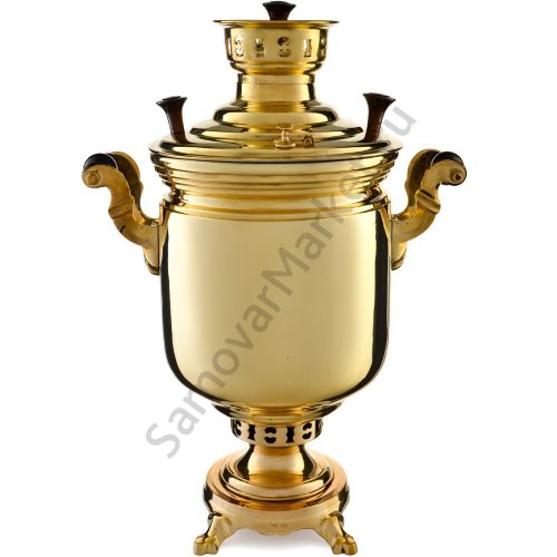 Самовар антикварный на дровах 5 литров формы «Банка», послевоенный, литьё, уценка Самовар антикварный на дровах 5 литров формы «Банка», послевоенный, литьё, уценка