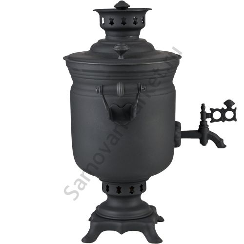 Самовар на дровах 2,8 литра формы «Банка», категория «Эксклюзив», «Графит» Самовар на дровах 2,8 литра формы «Банка», категория «Эксклюзив», «Графит»