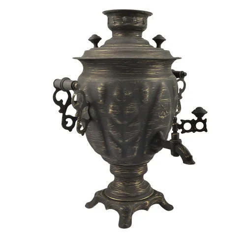 Самовар электрический 3 литра формы «Жёлудь» золотые нити в патине, категория «Эксклюзив» Самовар электрический 3 литра формы «Жёлудь» золотые нити в патине, категория «Эксклюзив»