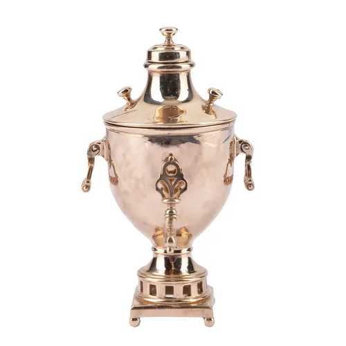 Самовар сувенирный формы «Ваза-Скифов», литой, золотой Самовар сувенирный формы «Ваза-Скифов», литой, золотой