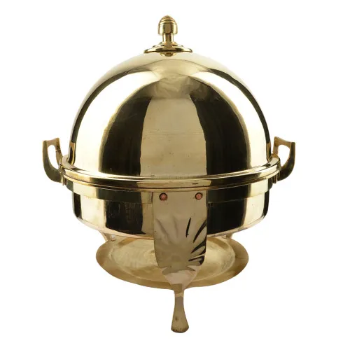 Блюдо антикварное для поддержания температуры «Мармит», золотое, уценка Блюдо антикварное для поддержания температуры «Мармит», золотое, уценка