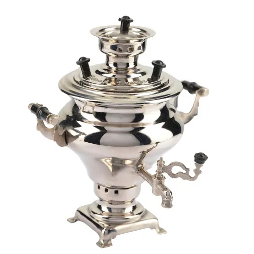 Самовар сувенирный «Ясная поляна», серебристый Самовар сувенирный «Ясная поляна», серебристый