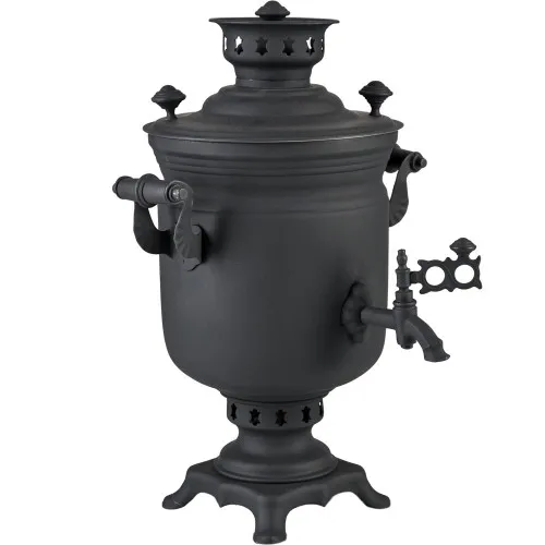 Самовар на дровах 2,8 литра формы «Банка», категория «Эксклюзив», «Графит» Самовар на дровах 2,8 литра формы «Банка», категория «Эксклюзив», «Графит»